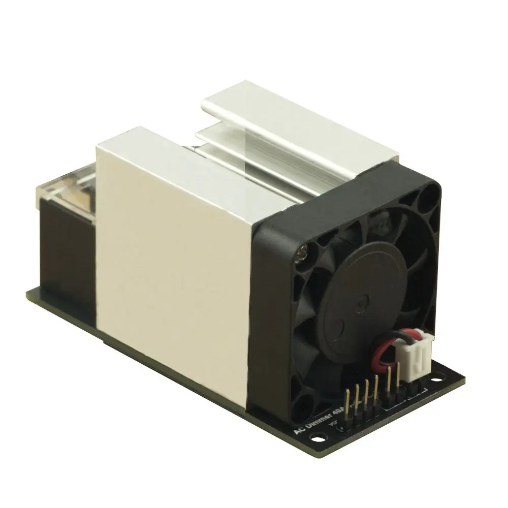 Диммерный модуль переменного тока для высокой нагрузки 16 А/24 А, 600 В, 1 канал, логика 3,3 В/5 В с контролем нагрузки тока