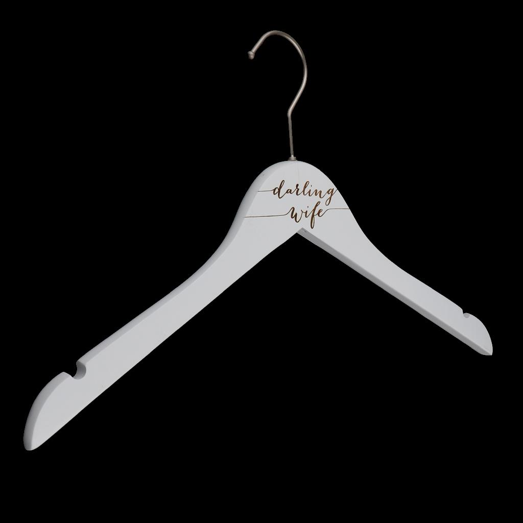 Wedding Dress Hanger Bridal Gown Hanger Party Gift with Six Names