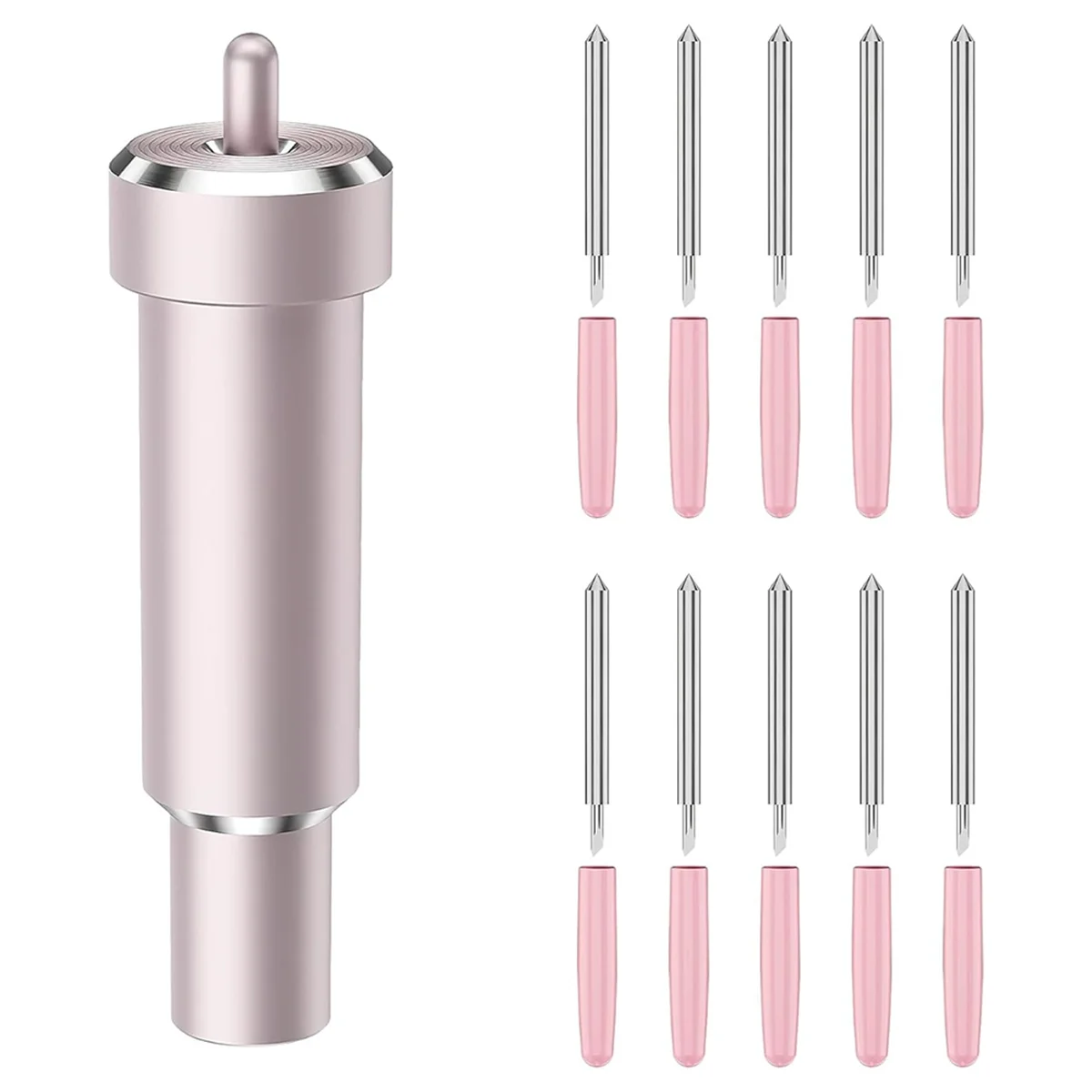 La más nueva cuchilla de corte profundo para Cricut Maker 3/Maker/Explore 3/Air 2/Air/One/Venture,60 ° Hoja y carcasa de punta profunda