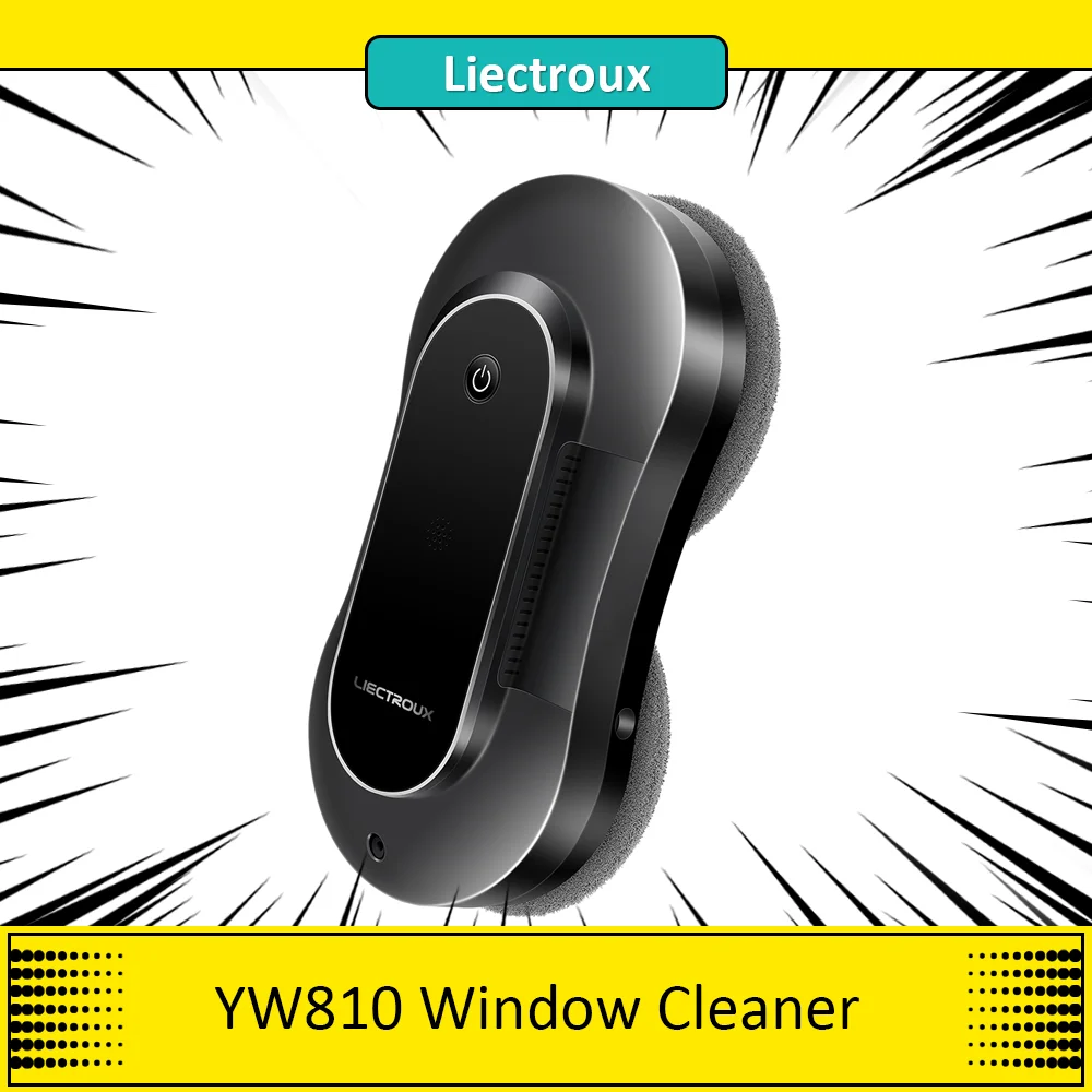 (CodePromo:AEWD55) Robot Lavavetri  Liectroux YW810, Dual Water Spray,Doppia Spruzzatura d'Acqua, Memoria Intelligente, Potente Aspirazione a Vuoto, pulizia a secco e a umido,motore senza spazzole, APP e telecomando