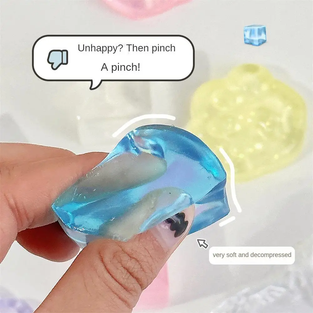 Stress Relief Artifact Squishies Mochi Ice Block Cat's Claws Fish Decompression Toys Soft Waxy And Kneading At Will Squeeze Toys