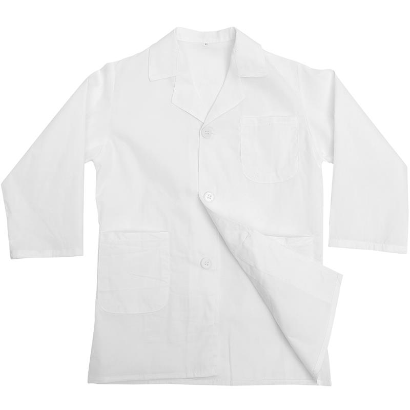 Ropa de laboratorio blanca lavable, abrigo de científico, disfraz para niños, bata de laboratorio para niños, accesorios de disfraz para fiesta, 1 ud.