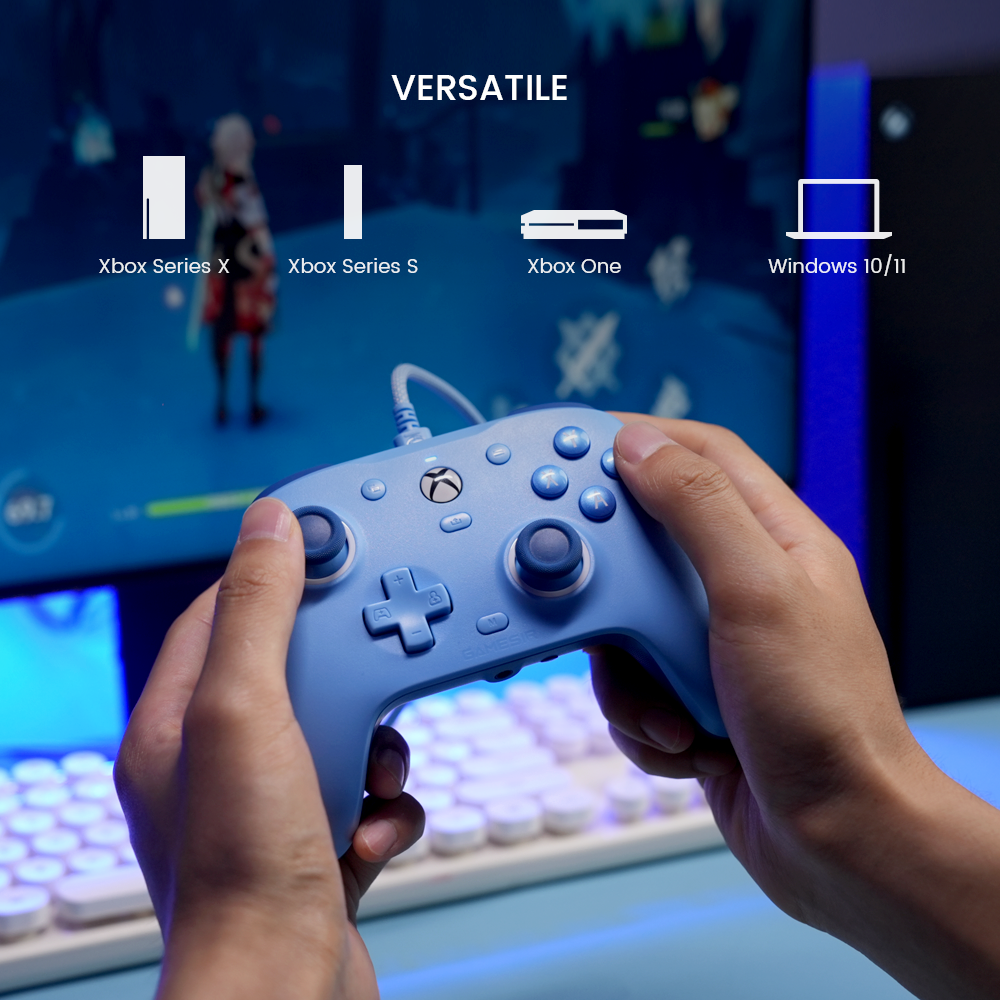 GameSir G7 Xbox Chơi Game Bộ Điều Khiển Có Dây Chơi Game Dành Cho Xbox Dòng X, Xbox Series S, Xbox One, dãy Núi ALPS Cần Điều Khiển Máy Tính, Có Thể Thay Thế Được Tấm