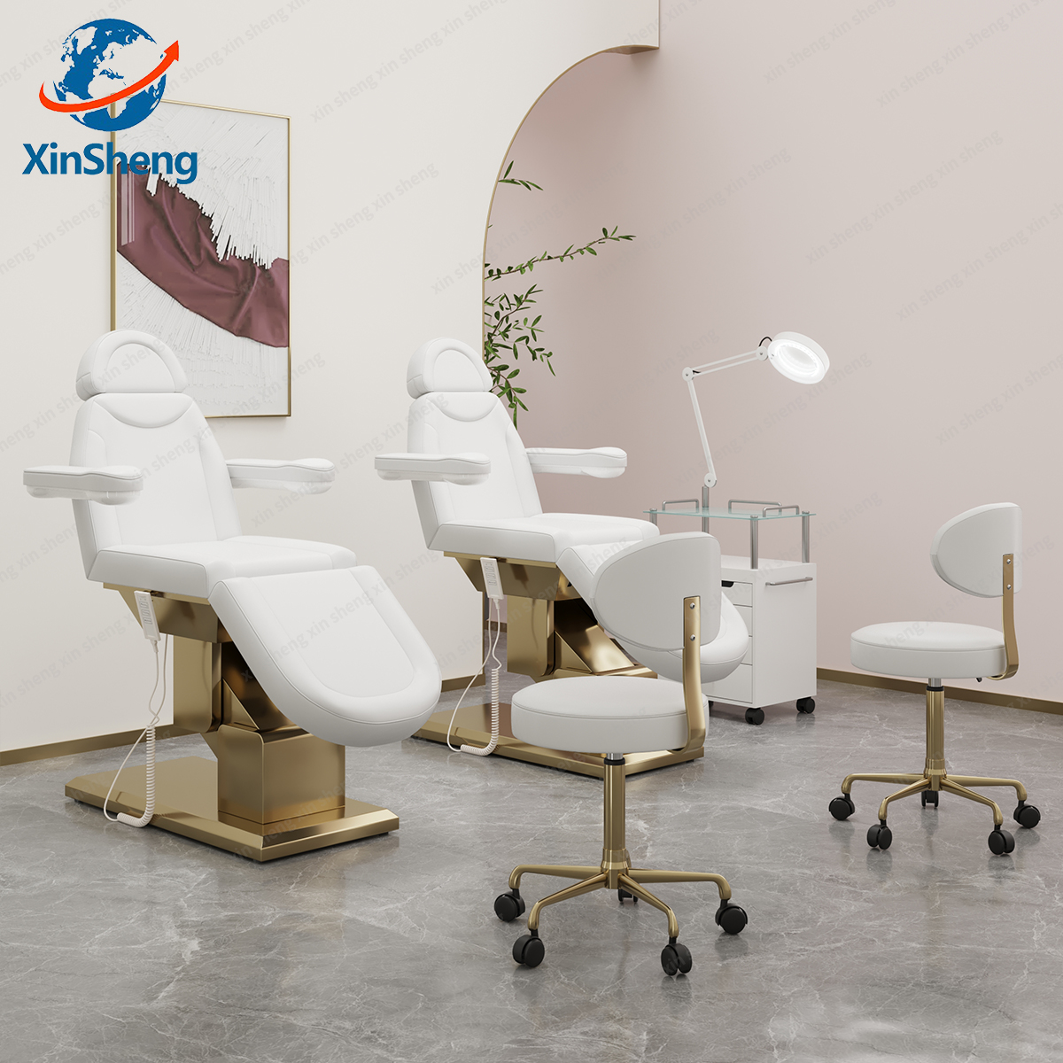 XingSheng électrique multifonctionnel soins de beauté lit hydrothérapie du visage Table de Massage chaise de Salon lits de cils canapé chaises