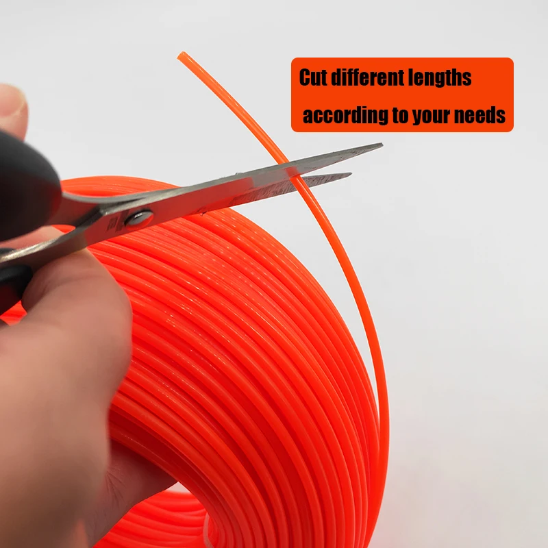 1.6mm～3mm*15M Round Nylon Trimmer Line Brush Grass Cutting Weed Rope Strimmer Tool Accessories Lawn Mower Wire