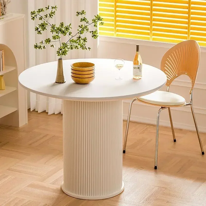 หรูหรารอบกาแฟตารางหินอ่อนExthetic Mini DesignerกาแฟตารางPatio Mesa De Centro Blanca Y Cafeพื้นที่ขนาดเล็กเฟอร์นิเจอร์