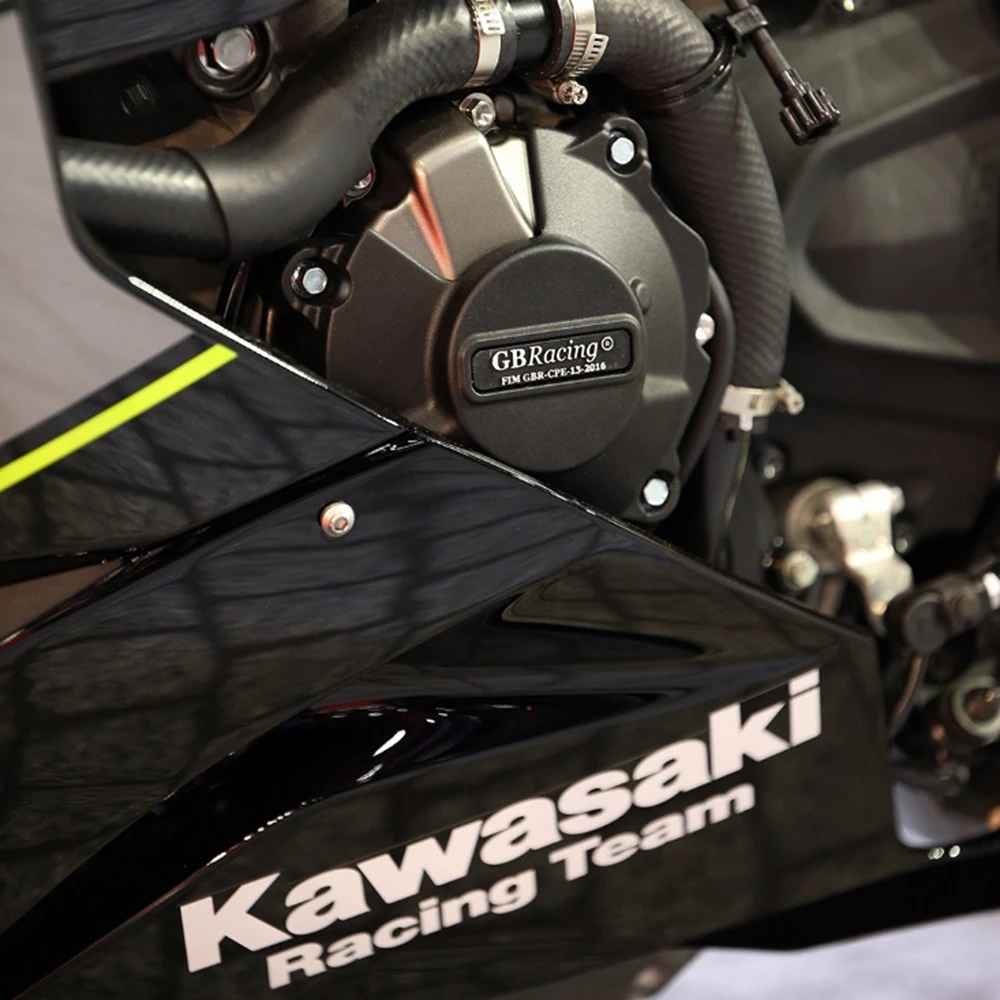 カワサキZx6rエンジンカバーセット,保護カバー,636, 2013 - 2024