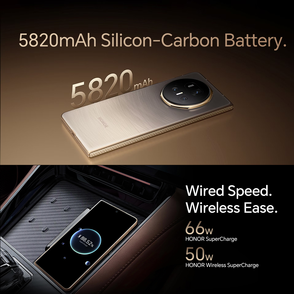 HONOR Magic V5 versión Global 5G teléfono inteligente plegable Snapdragon 8 Elite 7,95 "LTPO pantalla OLED 5820mAh batería 66W supercarga