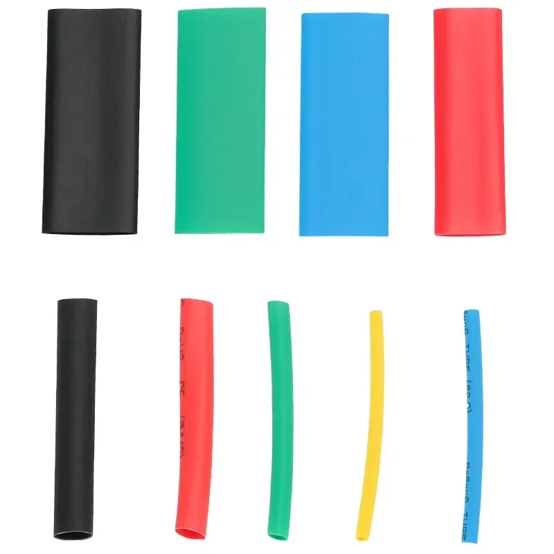 127Pcs-800Pcs Color heat shrink tubing box insulating sleeve set combination wiring artifact