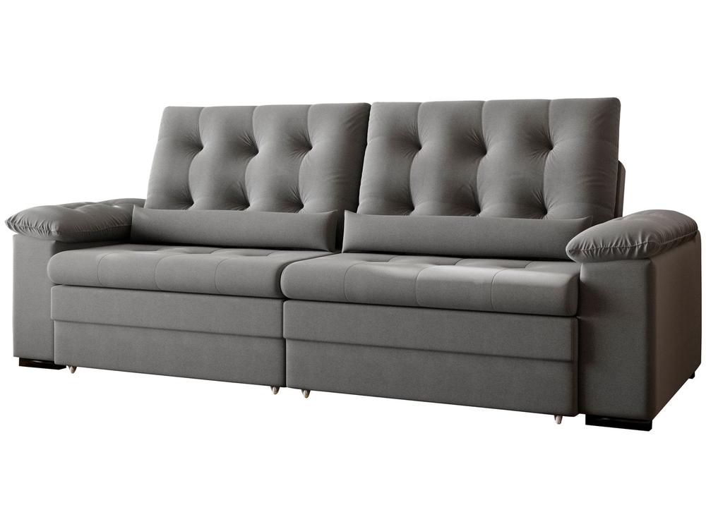 Sofá 2 Lugares Retrátil Reclinável Suede Phormatta Colômbia