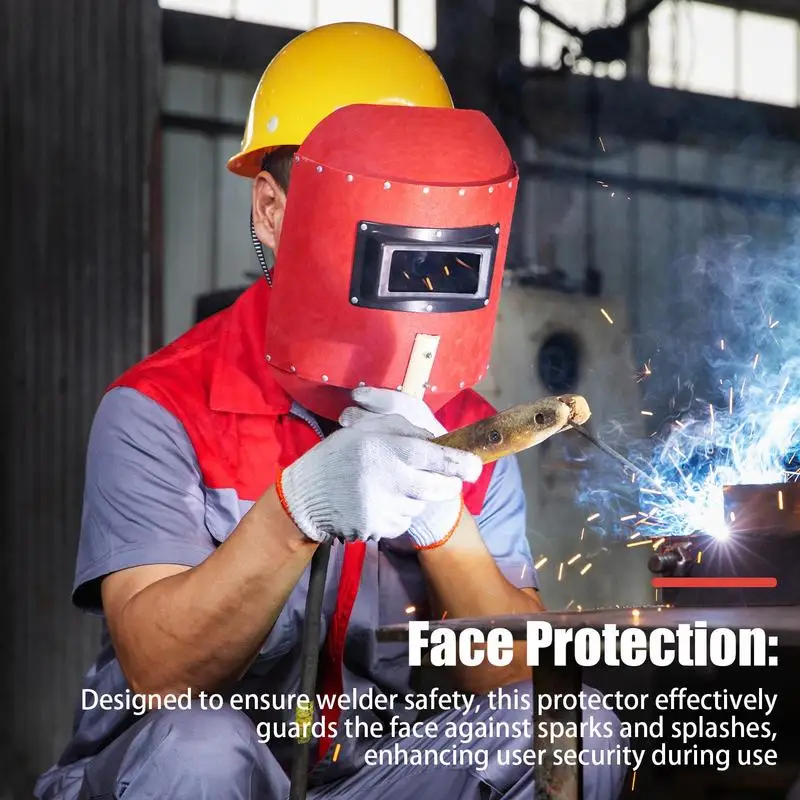 Handheld Welding Shield Welder Helmet Welding Handheld Shield Helmet Arc Tig Grinding Face Protector For High Temperature