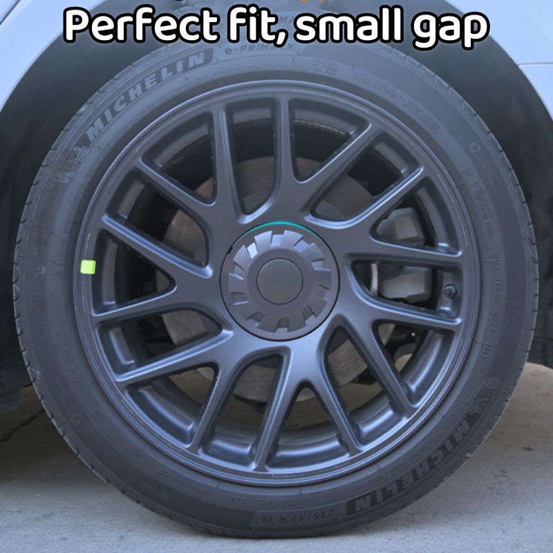 4 pçs roda hubcap capa para tesla modelo 3 highland 2024 hub caps desempenho substituição roda tampa aro completo capa acessórios
