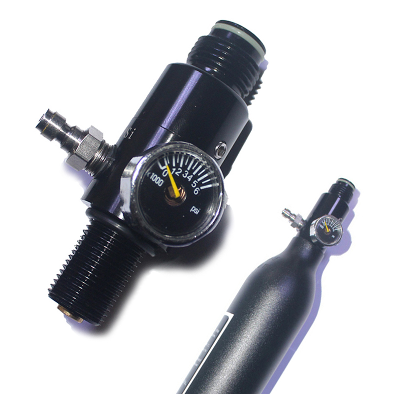 New 5/8"-18UNF Air 4500psi Compressed Air CO2 Tank Regulator Valve Bottle Cylinder Output Pressure 800psi to 3000psi