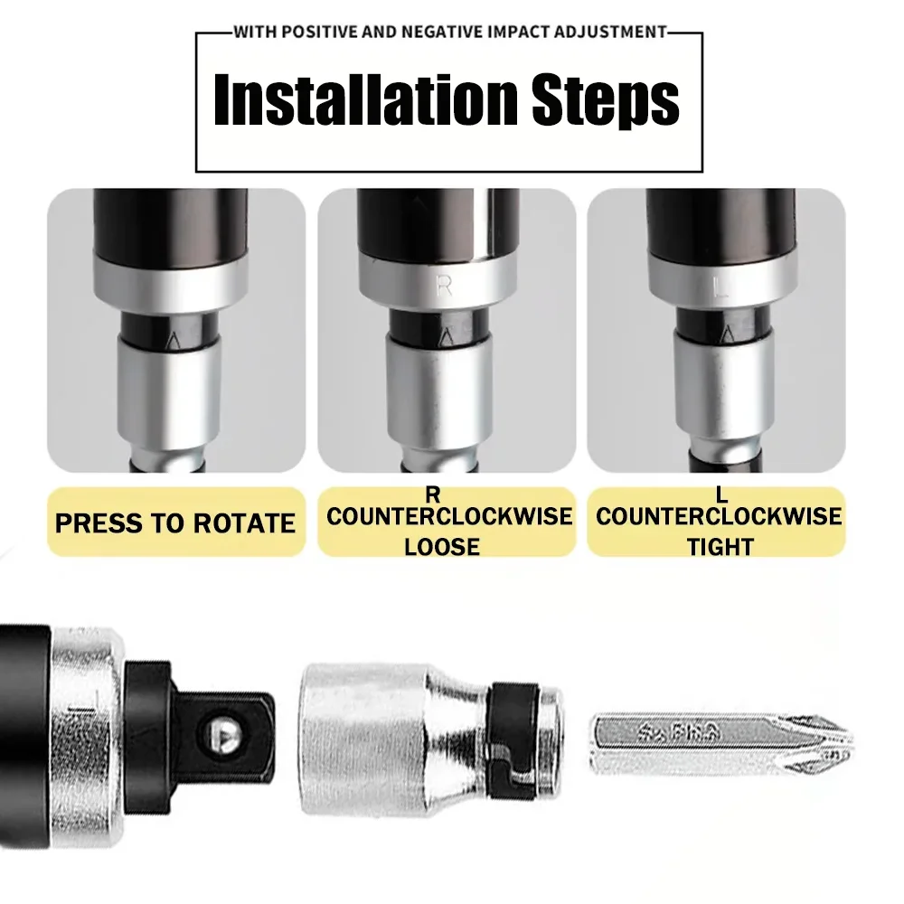 Heißer verkauf 7/12 PCS Manuelle Schlagschrauber, Tragbare Reversible Schlagschrauber, Haushalt Akkuschrauber Kit Hand Reparatur