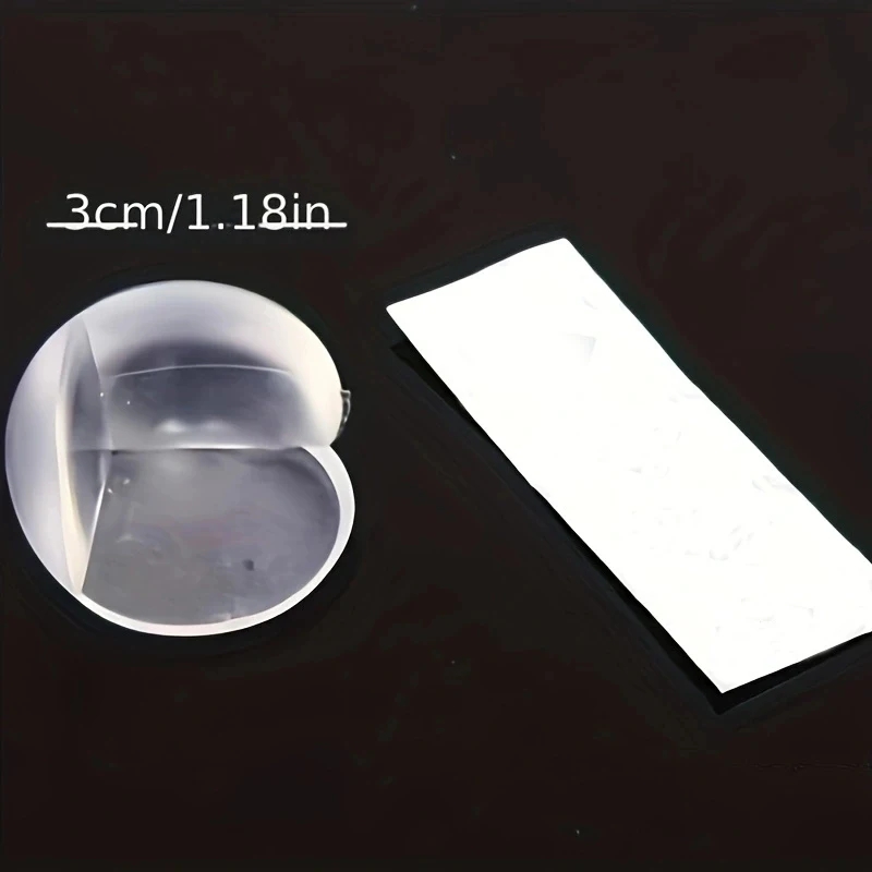 10Pcs Safety Silicone Protector Table Soft Transparent Children Anti Collision Table Corner Edge Protection Cover