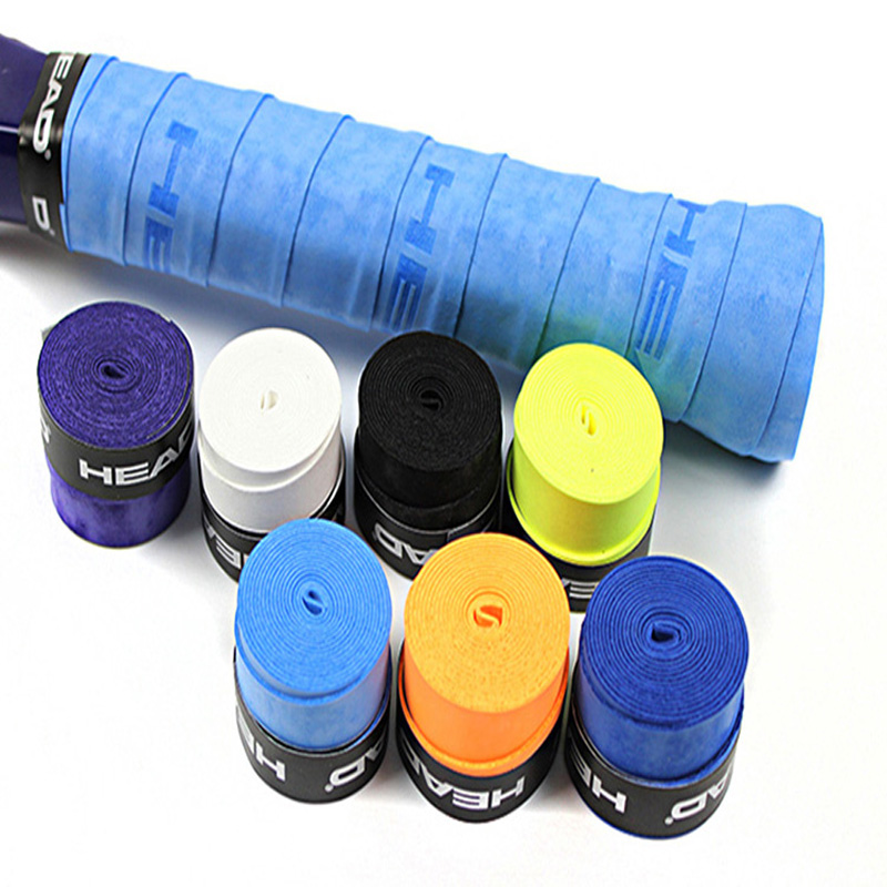 5 uds Original cabeza raqueta de tenis Overgrip antideslizante empuñaduras de padel raqueta de tenis cinta de absorción de sudor agarre accesorios de tenis