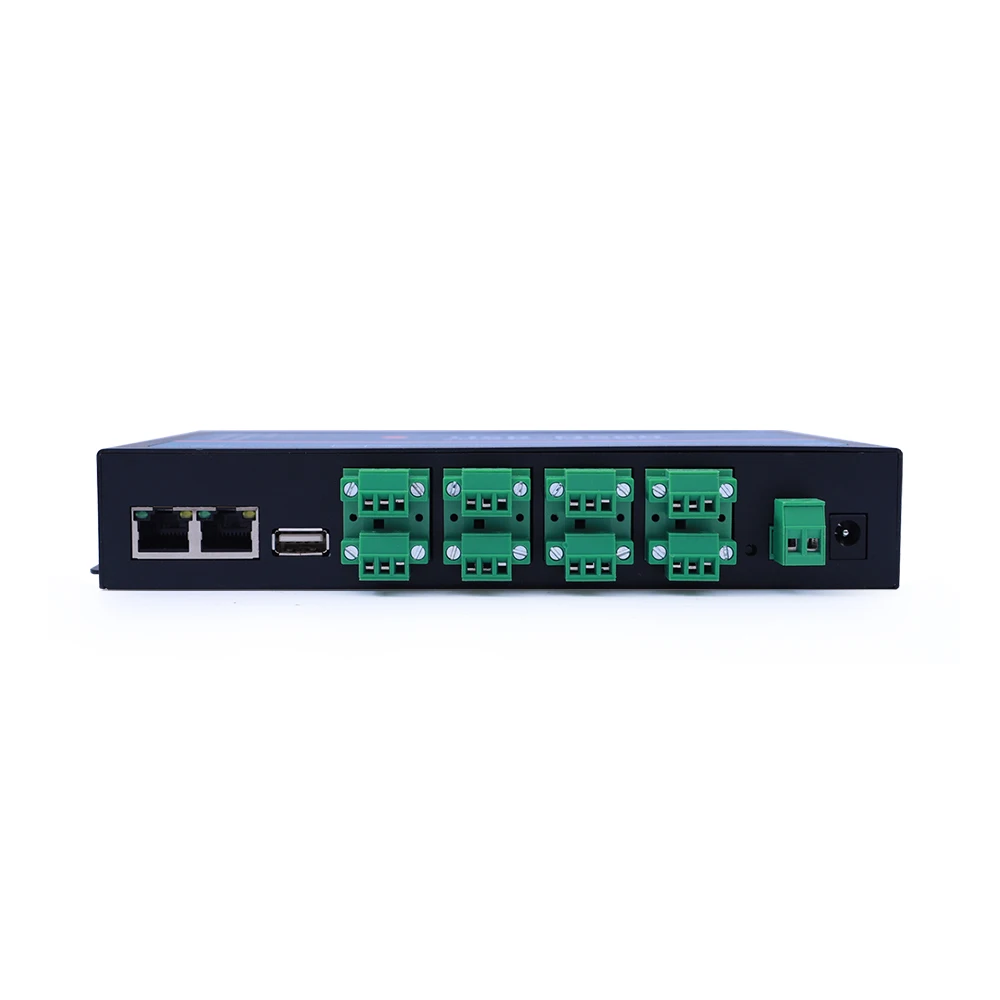 8 RS485-poorten Seriële Ethernet-converter IOT-server van Modbus Gateway RTU naar Modbus TCP USR-N580