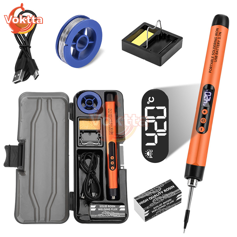 Fer à souder électrique sans fil USB 5V 8W, charge rapide, batterie au lithium, fer à souder, outil de soudage de réparation Portable