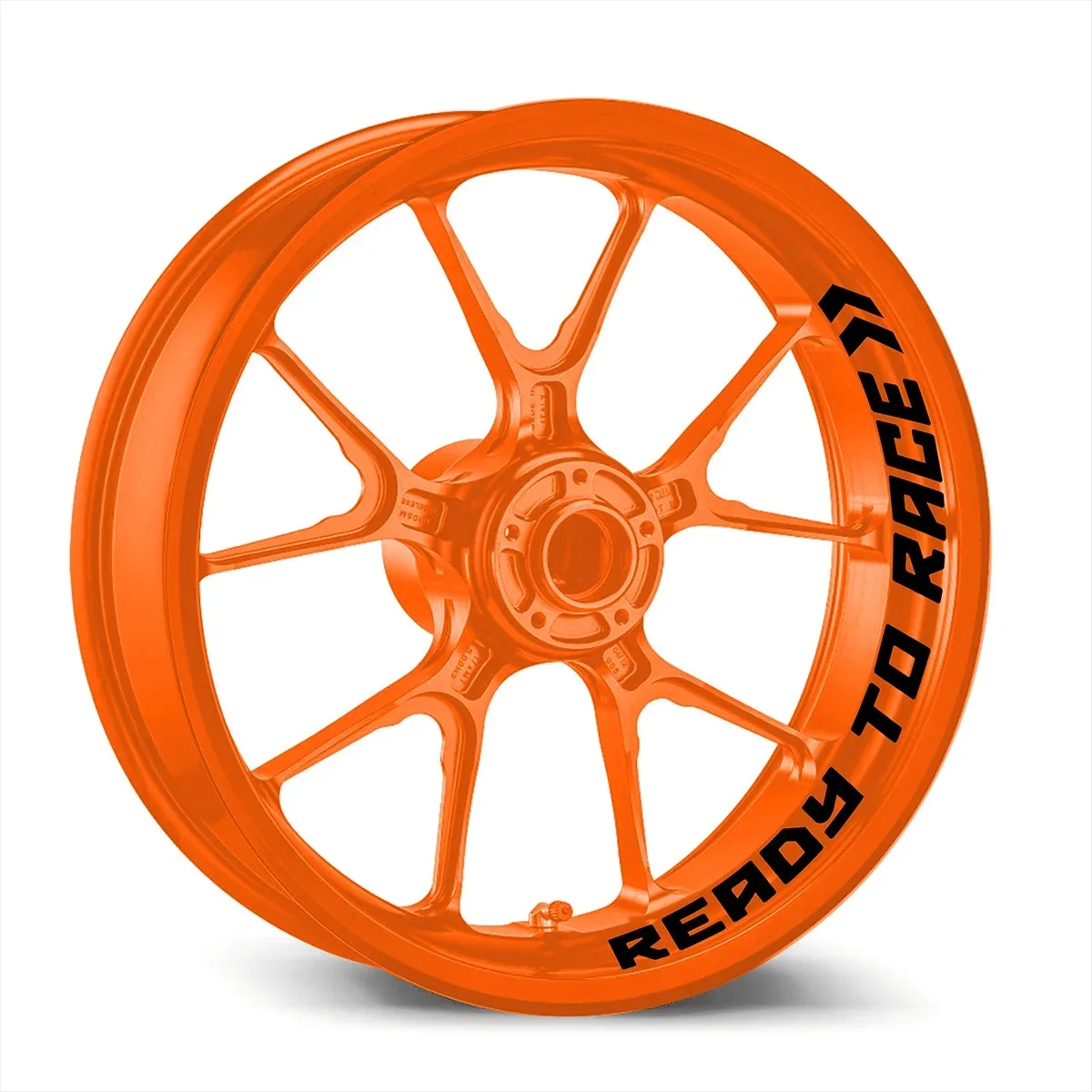 Pegatinas reflectantes para rueda de motocicleta, calcomanías para cubo para KTM Ready To Race R2R Super Adventure Duke 690 790 890 Rc1290 390 1190 Rc8