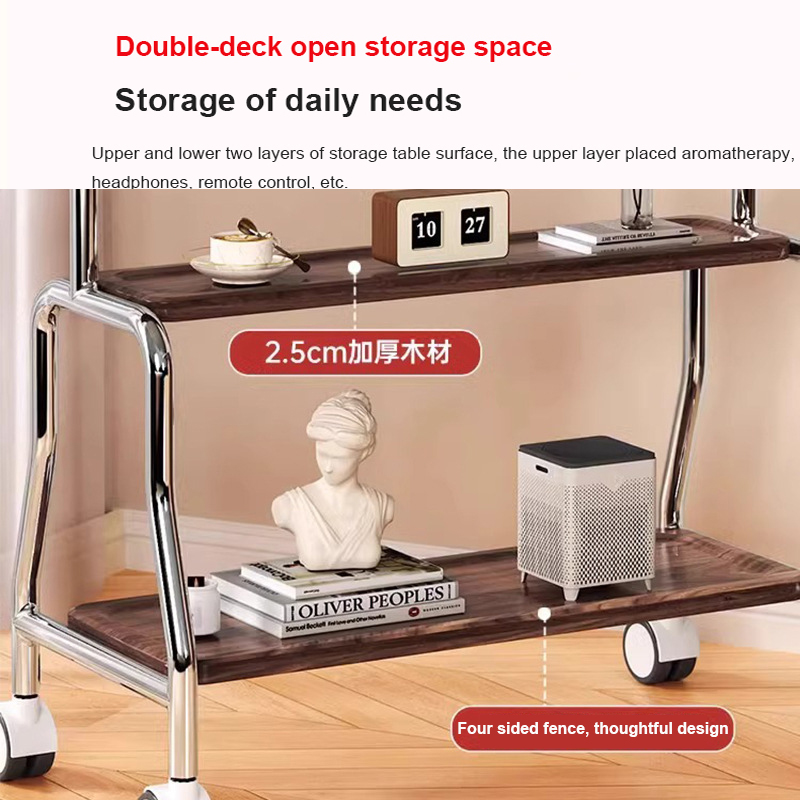 Suporte de chão para tv, prateleira removível com rodas, 32-75 polegadas, carrinho de tv, prateleira de tv, rodas silenciosas, até 110lbs, máximo vesa 600x400mm