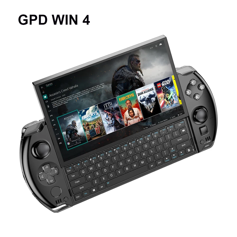 GPD WIN 4 Handheld GamePad Tablet 6Inch AMD AI 9 HX 370 Mini PC 32GB RAM 1/2TB M.2 2280 SSD Colorful lights Game Player