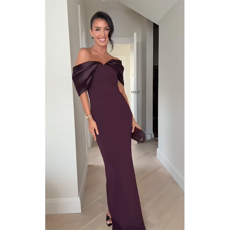 Robe Longue Amincissante pour Femme, Vêtement de Soirée de Luxe, Élégant, Dos aux, Taille Haute, Nouvelle Collection Printemps 2025