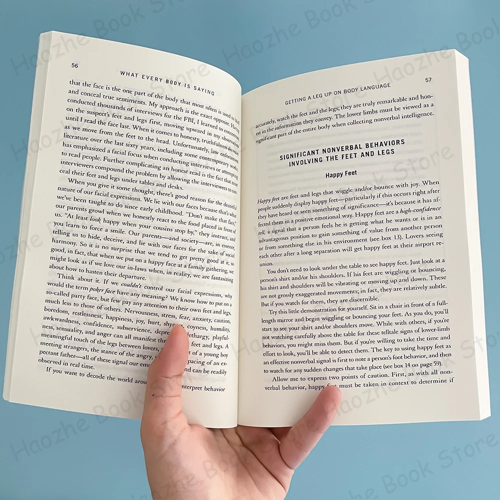 Was jeder Körper sagt: Ein Leitfaden von Ex-FBI-Agenten für geschwindigkeitslesende Menschen, zwischenmenschliche Beziehungen, englisches Buch, Taschenbuch