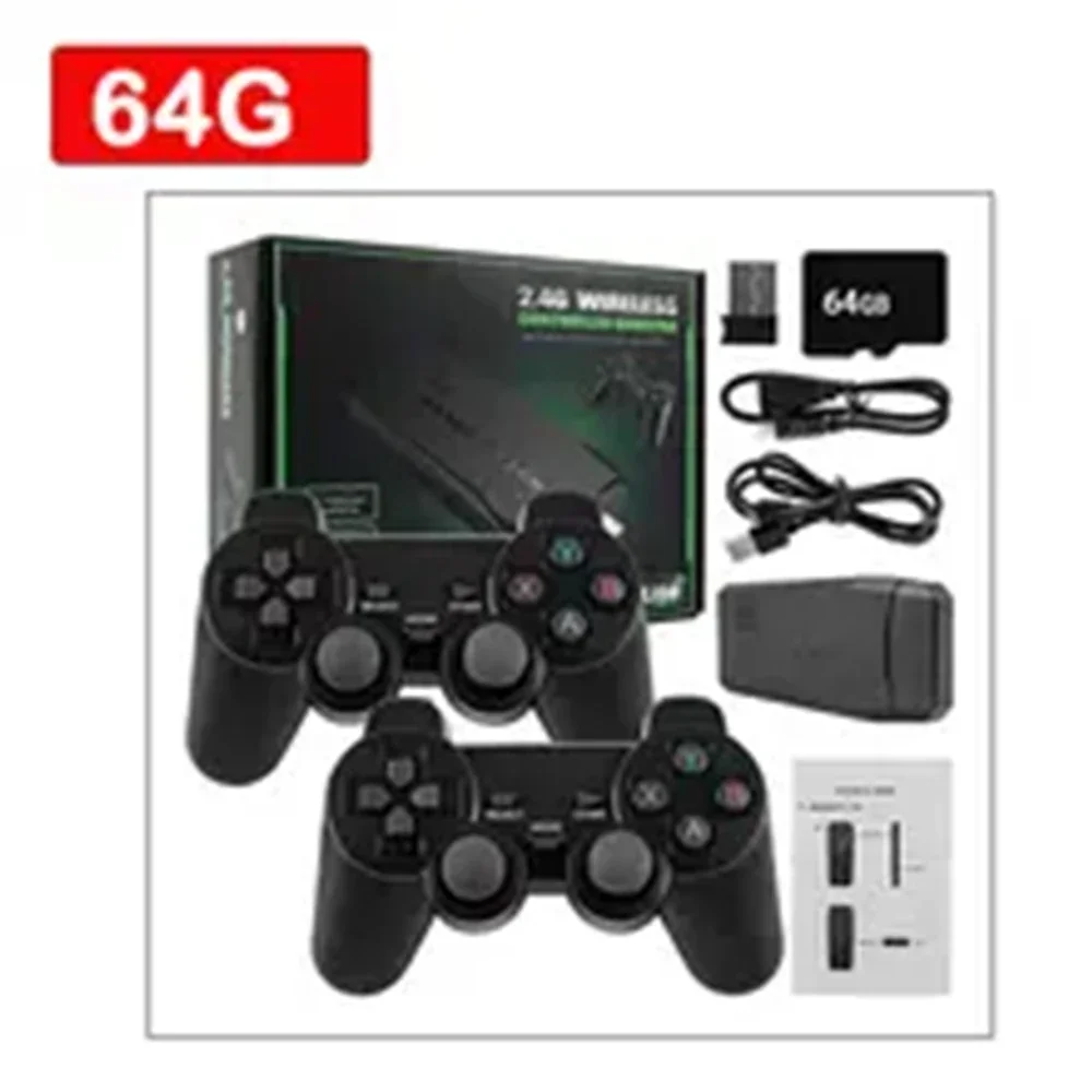 ダブルハピネス：2.4Gワイヤレスゲームパッドセット、簡単にチームアップしてゲームをプレイ。2人でクラシックゲームを一緒に楽しめます。