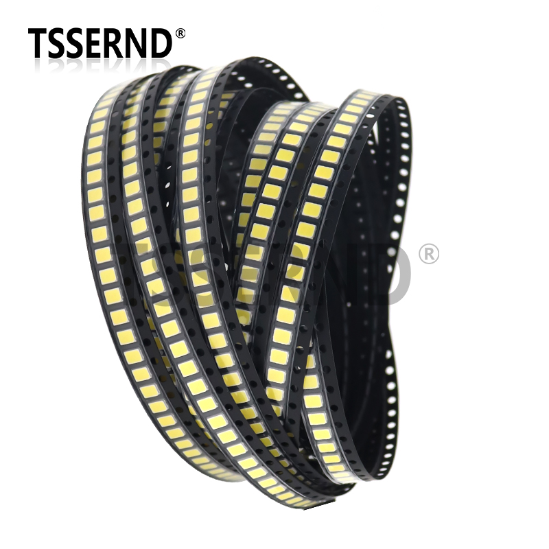 100pcs High Brightness SMD LED 2835 1W 0.5W 0.2W White 3V 6V 9V 18V 36V 150MA/100MA/30MA/60MA/80MA 6000-6500K