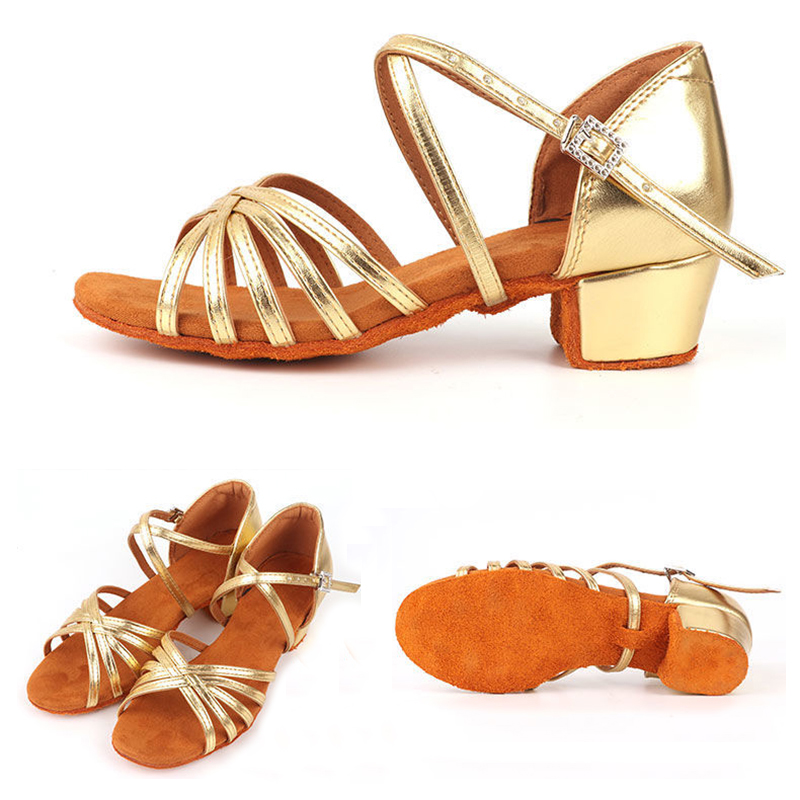 USHINE, zapatos de baile para niñas, zapatos de salón latinos, zapatos de baile de Tango modernos para mujeres, zapatos latinos, sandalias de Salsa
