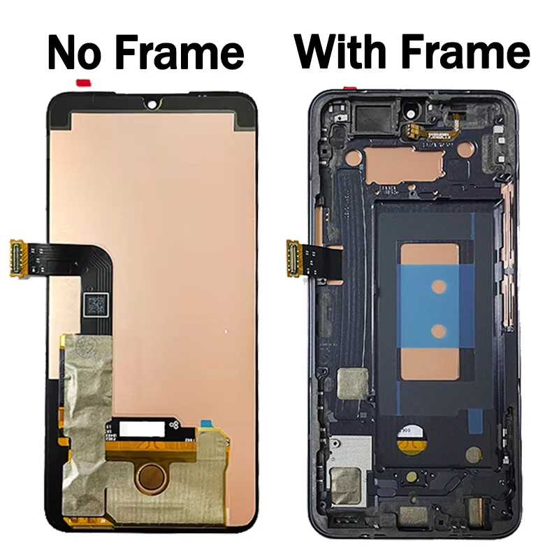6.4“NEW For LG G8X V50S ThinQ LCD Touch Screen Digitizer For LG G8x V50s LMG850EMW LM-V510N LCD With Fingerprint