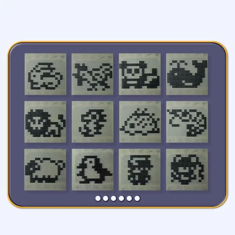 แบบพกพาRetro Tamagotchiสัตว์เลี้ยงอิเล็กทรอนิกส์ของเล่นพวงกุญแจเกมเด็กของขวัญการศึกษาตลก 90S Nostalgic Virtual Cyber Pet