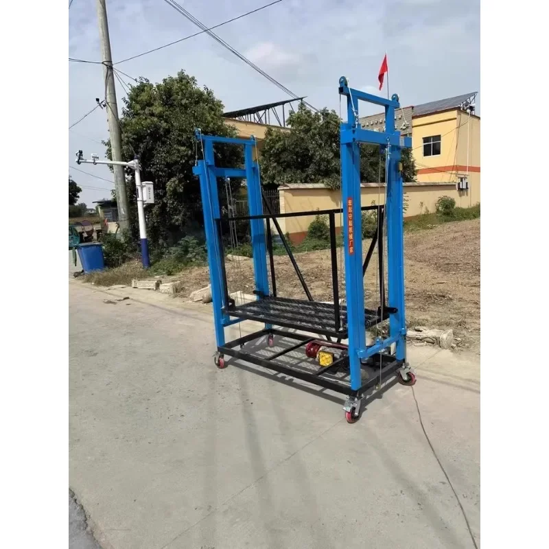 Electric scaffolding mobile automatic lifting platform small lift ladder new construction lifting foldable  Home Improvement