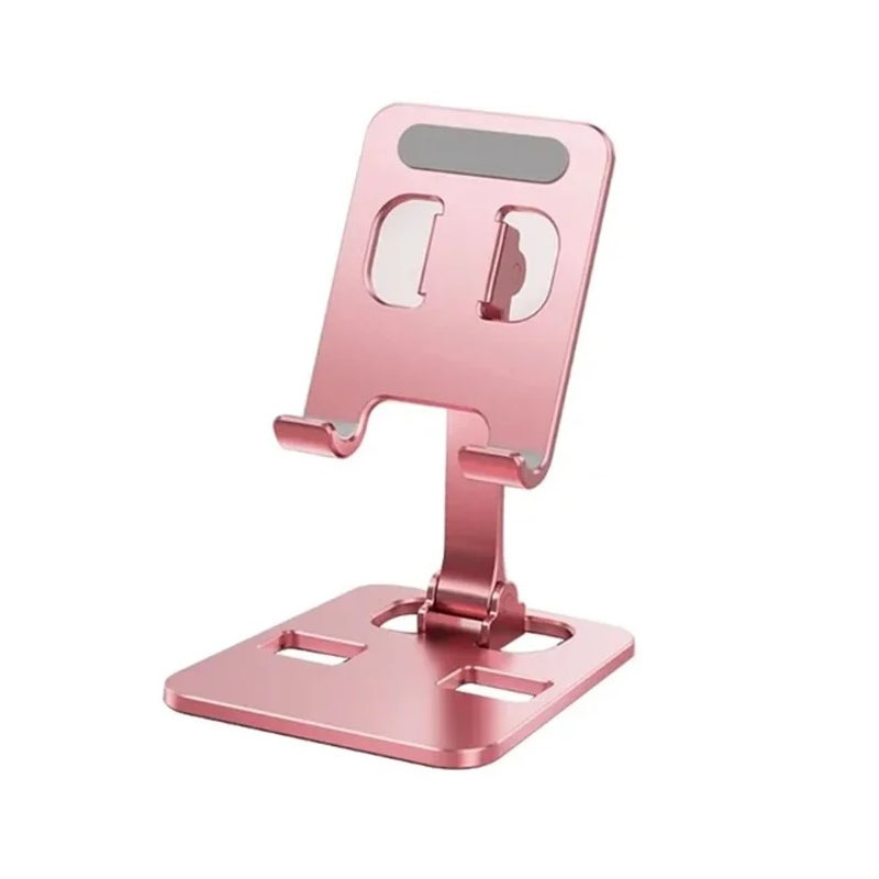 Universal Aluminum Alloy Foldable Desk Phone Holder Mount Stand For iPhone 12-16 Mobile Phone Holder Tablet Desktop Metal Holder