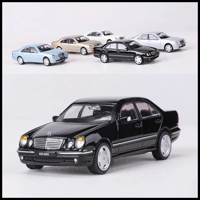 SHADOW литой под давлением масштаб 1:64 E55 AMG W210 модель автомобиля из сплава, статическая коллекция, украшенные праздничные подарки, игрушки