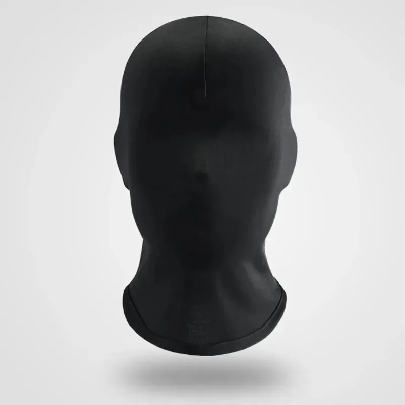 Gorro negro de cara completa sin agujeros para mujer y hombre, gorro táctico del ejército Cs, pasamontañas, protección solar Uv, máscara de esquí multiagujero para bicicleta y motocicleta