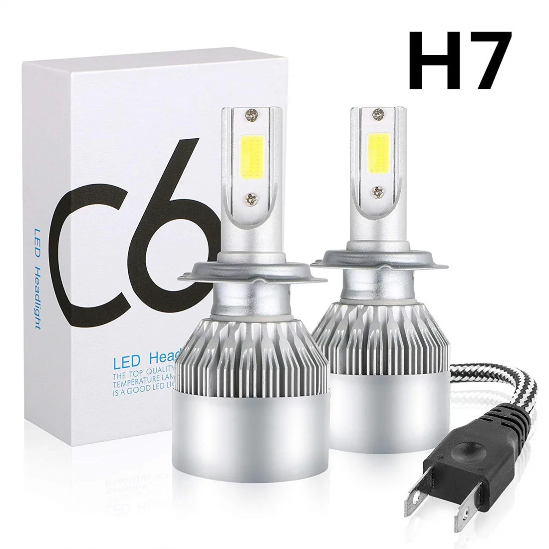 Tcyato12000lm 55W Cob Csp Chip 6000K Auto Led Koplampen 9005 H7 H11led Licht