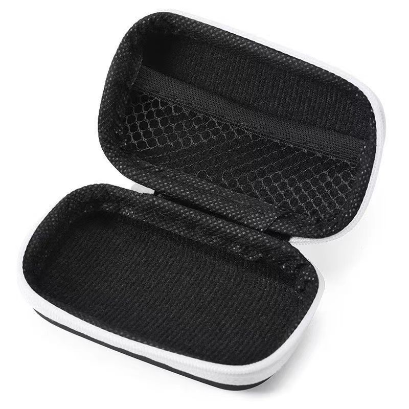 JUSTLANG กระเป๋าเก็บสําหรับ Oximeter Finger Pulse Oximeter กระเป๋าแบบพกพาซิปกระเป๋าซิปผู้ถือรูปแบบที่เหมาะสม