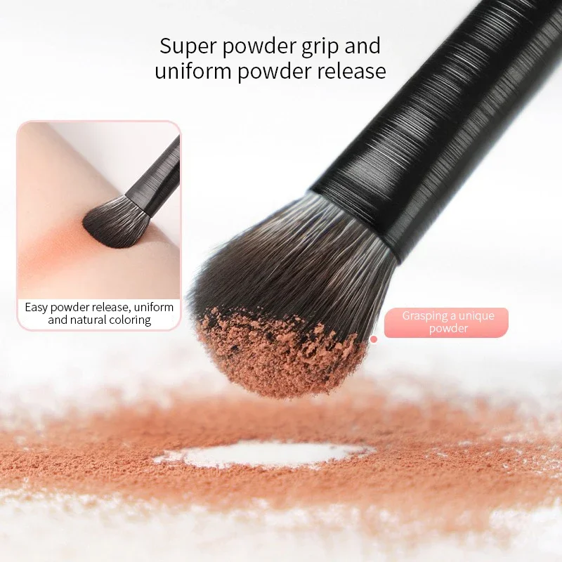Natuurlijke Oogmake-Up Borstels Set Oogschaduw Borstel Wenkbrauw Contour Eyeliner Borstel Vrouwen Ogen Cosmetische Blending Detail Make-Up Tools