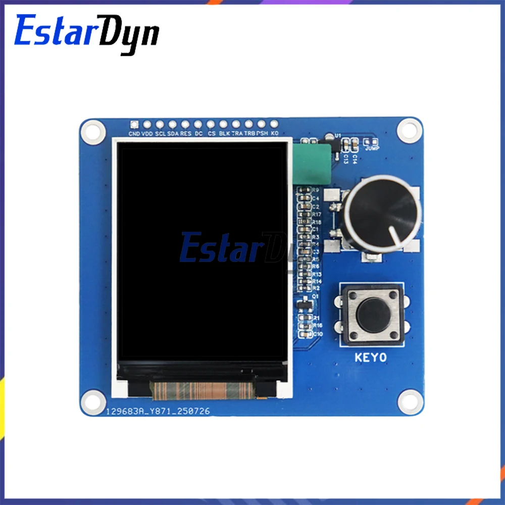Pantalla LCD TFT de 2,0 pulgadas con codificador rotatorio EC11, interfaz IIC SPI para proyectos de bricolaje Arduino ESP32 Raspberry Pi