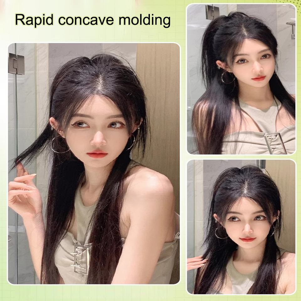 สังเคราะห์สั้นตรง Claw คลิปต่อผมหางม้า 16 นิ้วหางผมปลอมสําหรับผู้หญิงหางม้าสีดําสีน้ําตาล Hairpiece