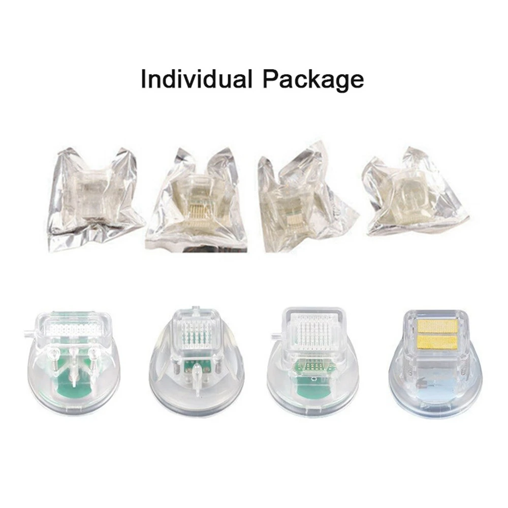 Disposable RF Microneedling Cartridge Gold Plated 10/25/64 Pins Nano Cartridges for Micro Needle RF Machine Anti Stretch Mark