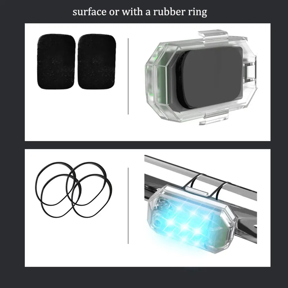 Điều Khiển Từ Xa Xe Máy Đèn RC Drone LED Flash Vị Trí Đèn Không Dây Cho RC Sửa Cánh Máy Bay Máy Bay Trực Thăng Cảnh Báo