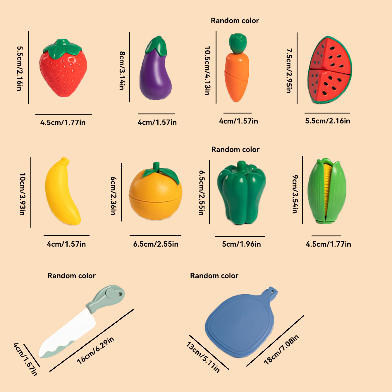 I bambini frutta e verdura tagliano felici ogni cucina giocattoli puzzle prima educazione cognizione
