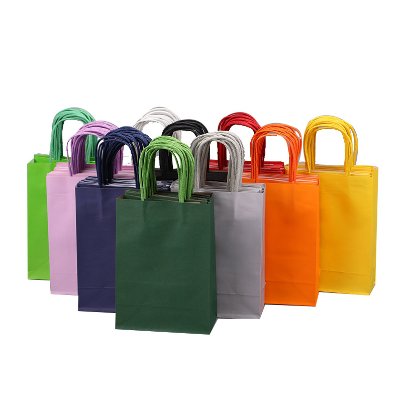 10 Stück Geschenkt üten für Halloween Party recycelbare Taschen für Weihnachten Hochzeit Geburtstag Kraft papier Einkaufstaschen Einkaufs tüten