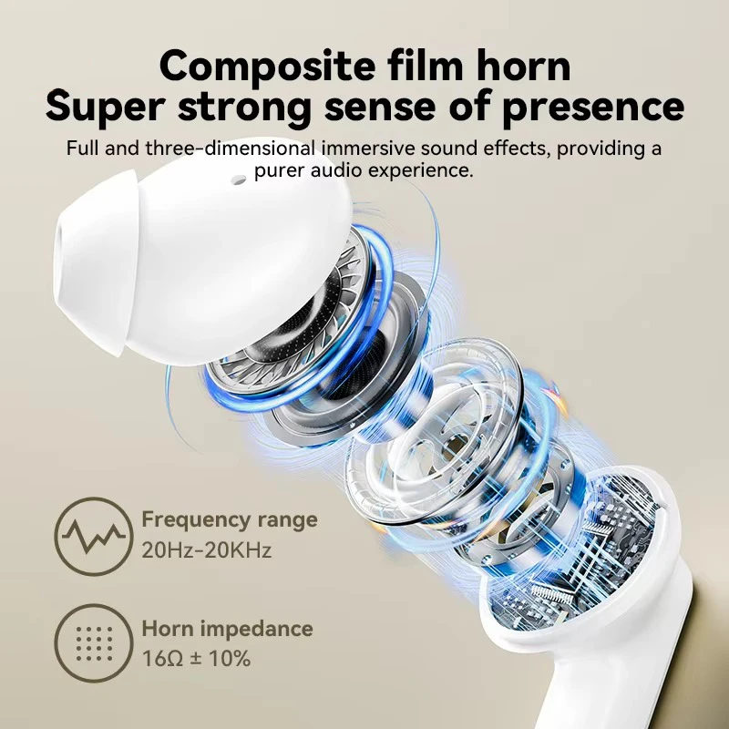 For Xiaomi ANC Wireless Earbuds Bluetooth Earphone Touch Screen airpods Control Active Noise Reduction In Ear Headphone