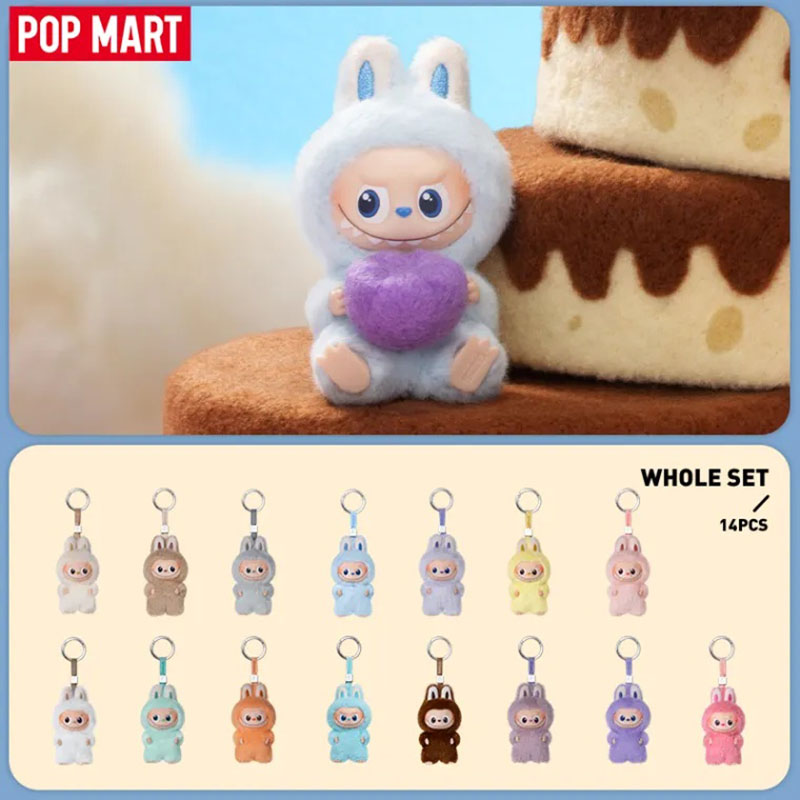 POP MART LABUBU THE MONSTERS PIN FOR LOVE Series Виниловый плюшевый кулон Слепая коробка Игрушки Kawaii Аниме Фигурка Сюрприз Тайна