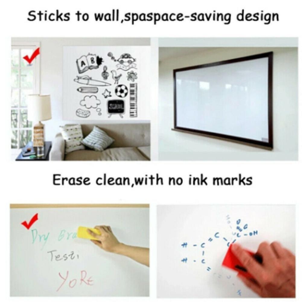 Tableau blanc effaçable tableau noir autocollant PVC enseignement mur adhésif tableau noir Graffiti éducation tableau blanc autocollant
