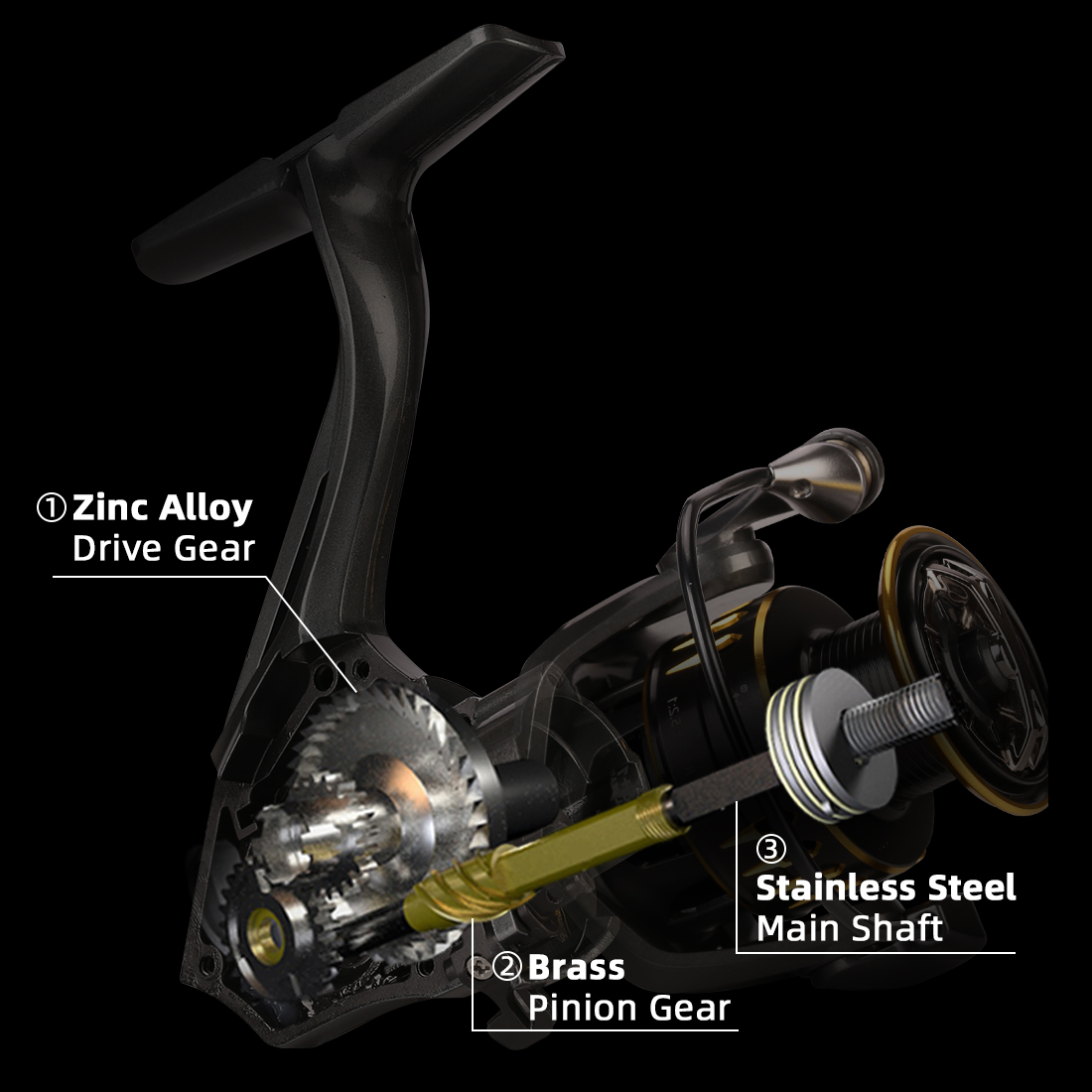 SeaKnight ยี่ห้อ ARCHER2 Series 5.2: 1 4.9: 1 Spinning Reels ล้อตกปลา 12-28LB Power Super Strong CNC Spool ตกปลาน้ําจืด