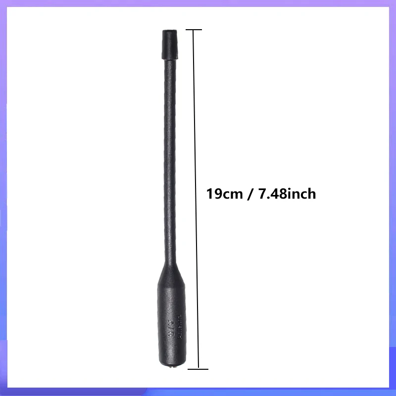 Walkie Talkie เสาอากาศ Hignh Gain SMA-Female Dual Band 19 ซม.Multi-Band Aerial สําหรับ Baofeng UV-5RH Quansheng UV-K6 K5 Two WAY วิทยุ